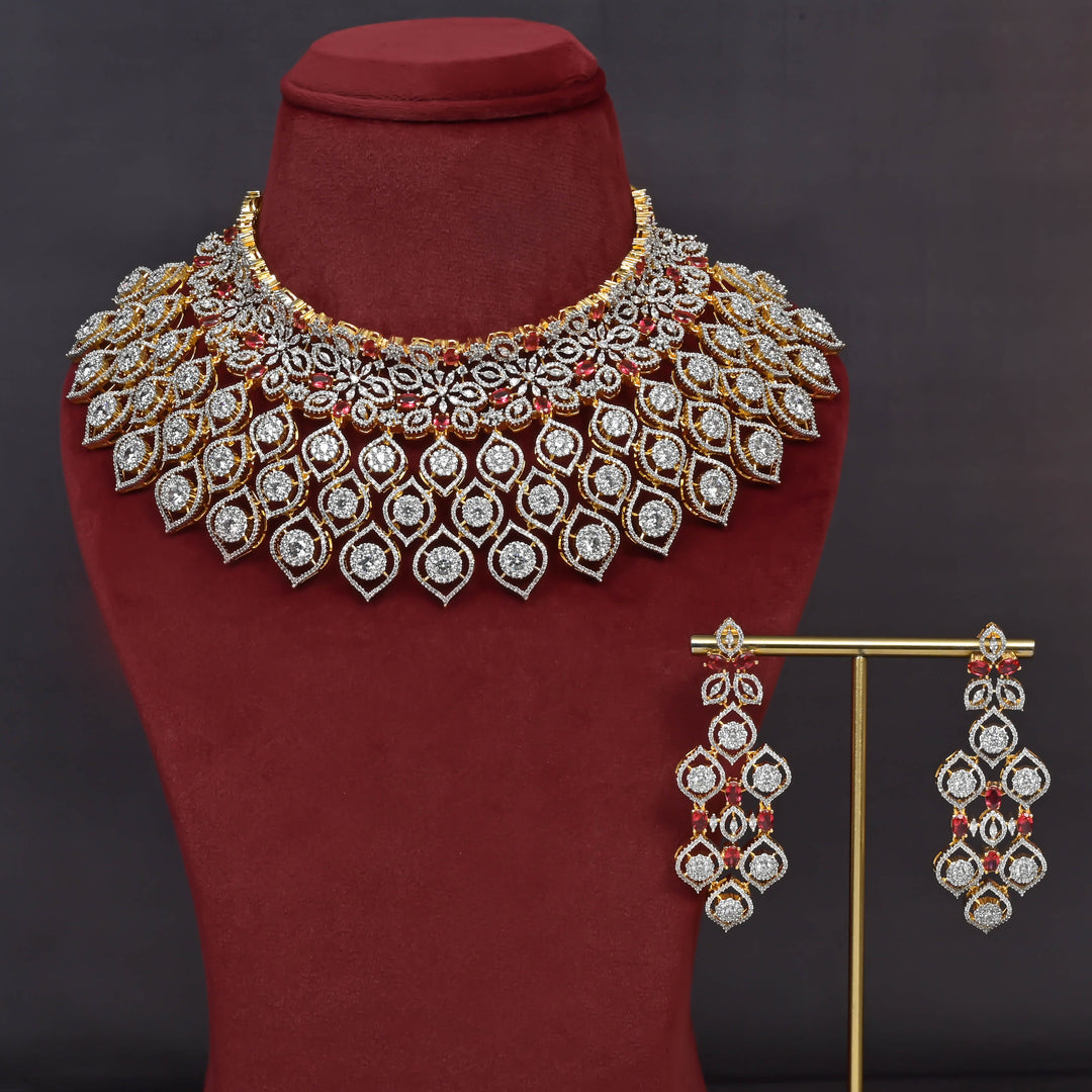 New Premium One Gram Gold CZ Choker
