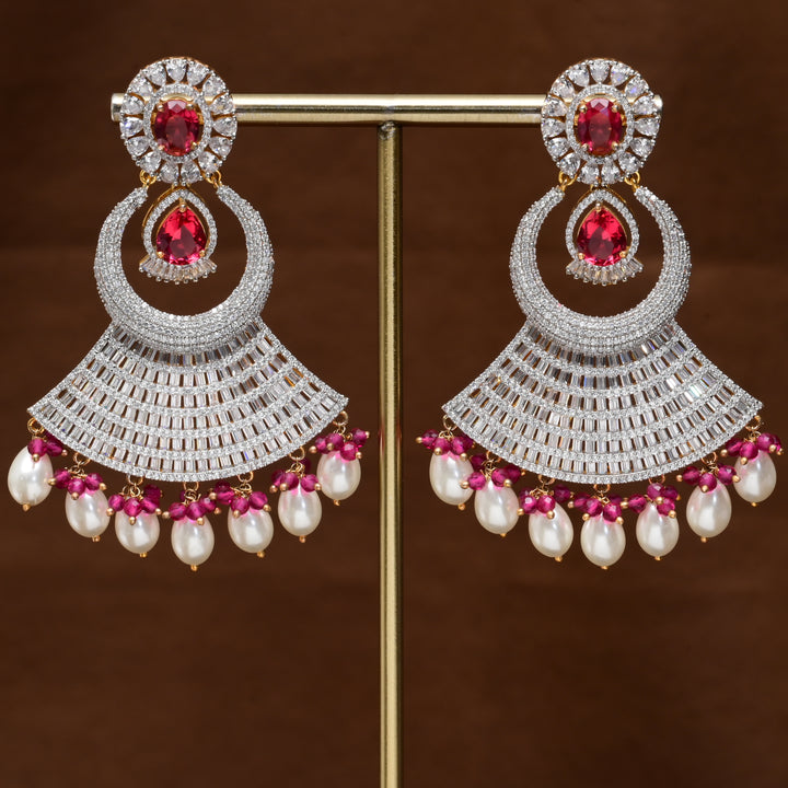 CZ Diamond Finish Earrings