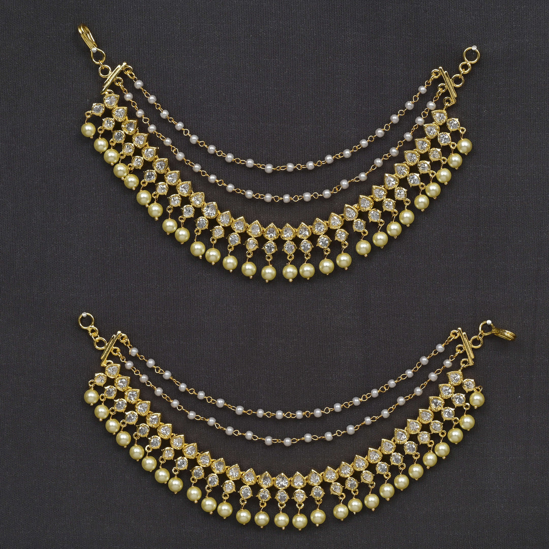 CZ Gold Finish Champaswaral