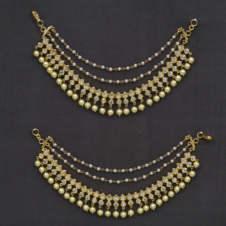 CZ Gold Finish Champaswaral