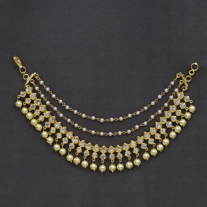 CZ Gold Finish Champaswaral