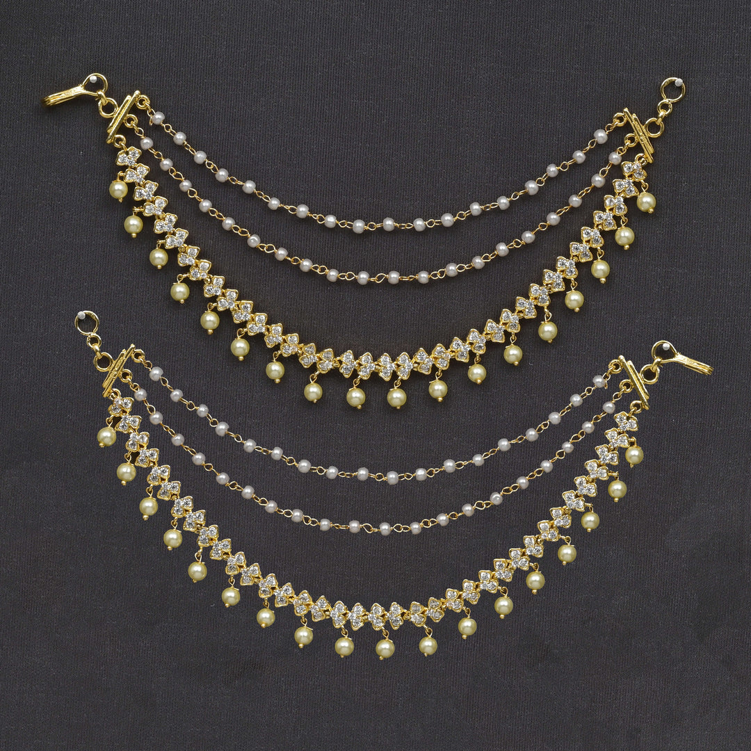 CZ Gold Finish Champaswaral