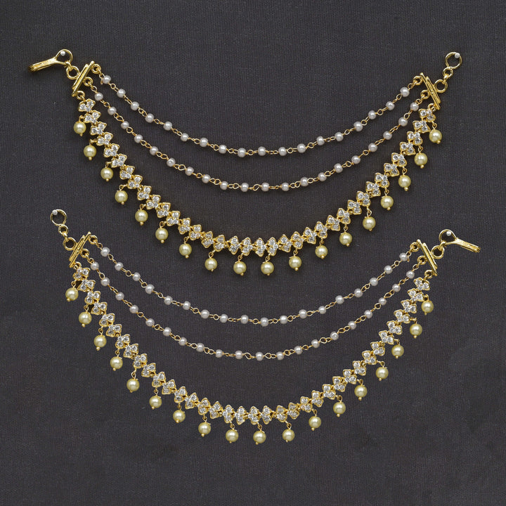CZ Gold Finish Champaswaral