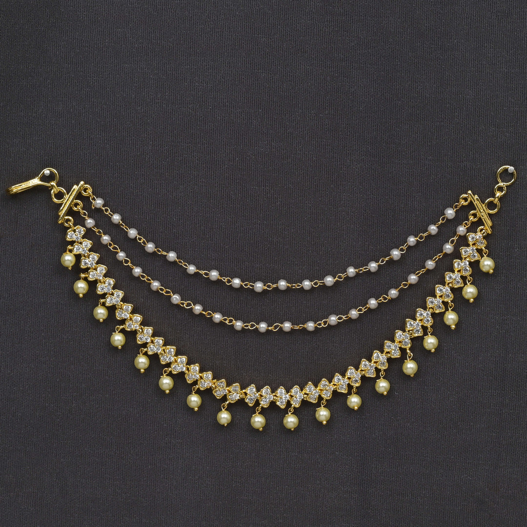 CZ Gold Finish Champaswaral