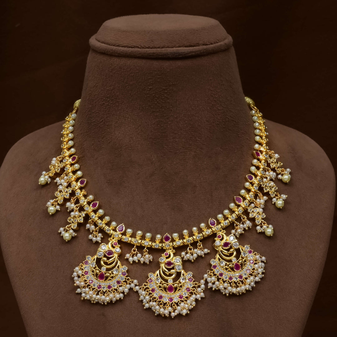 Guttapusal Nakshi Necklace Set