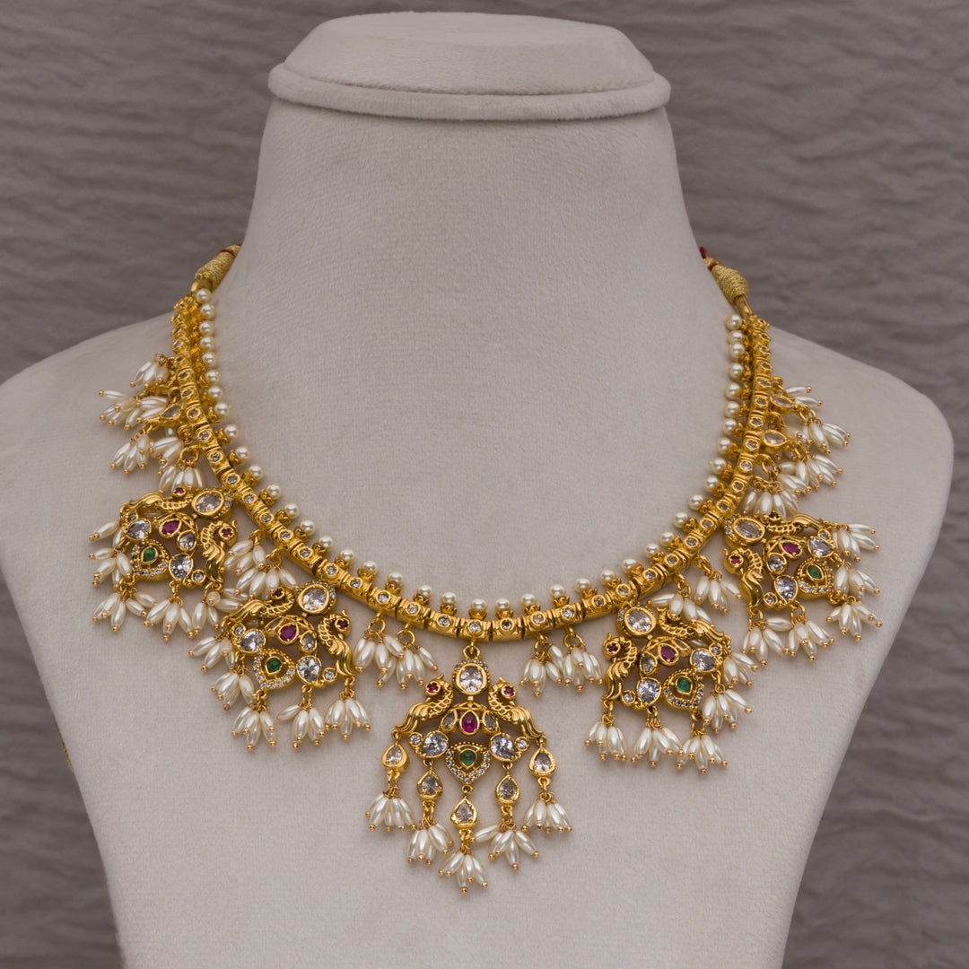 Guttapusal Nakshi Necklace Set