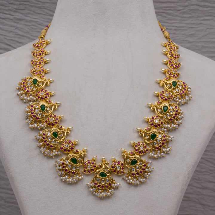 Guttapusal Nakshi Necklace Set