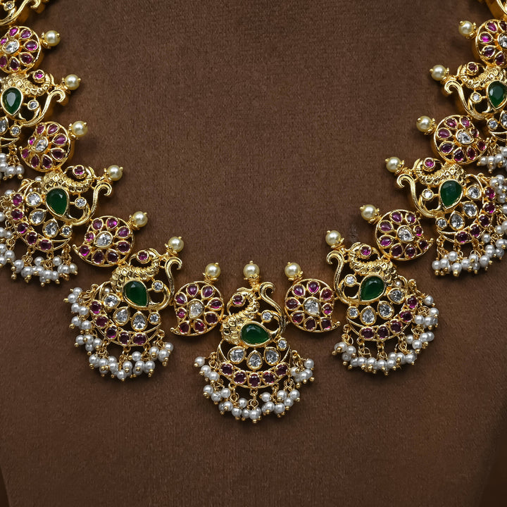 Guttapusal Nakshi Necklace Set