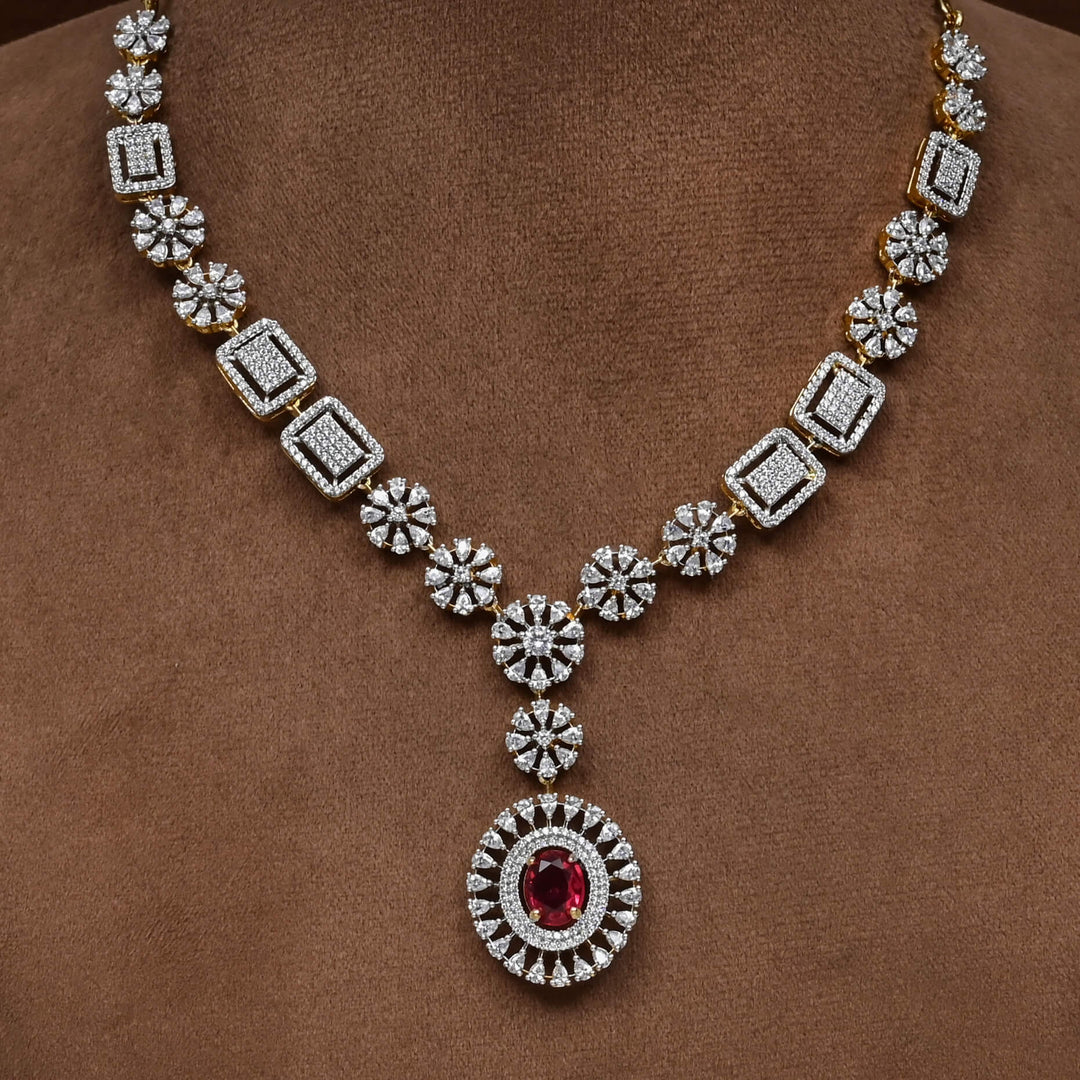 CZ Necklace Set