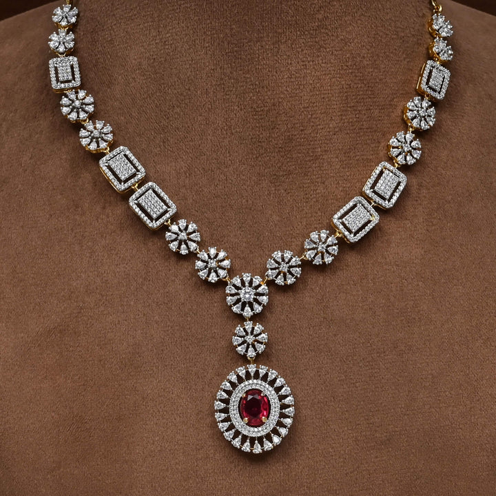CZ Necklace Set