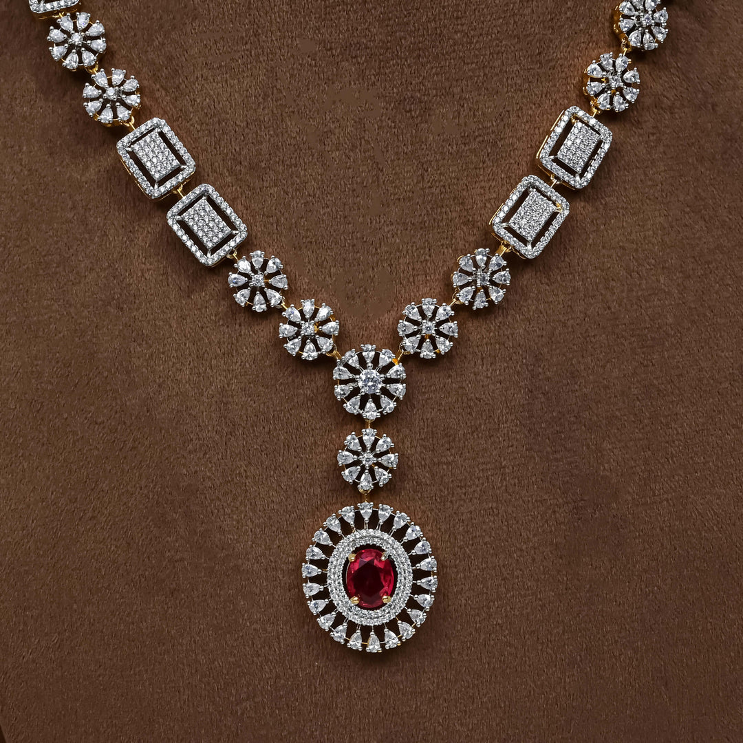 CZ Necklace Set