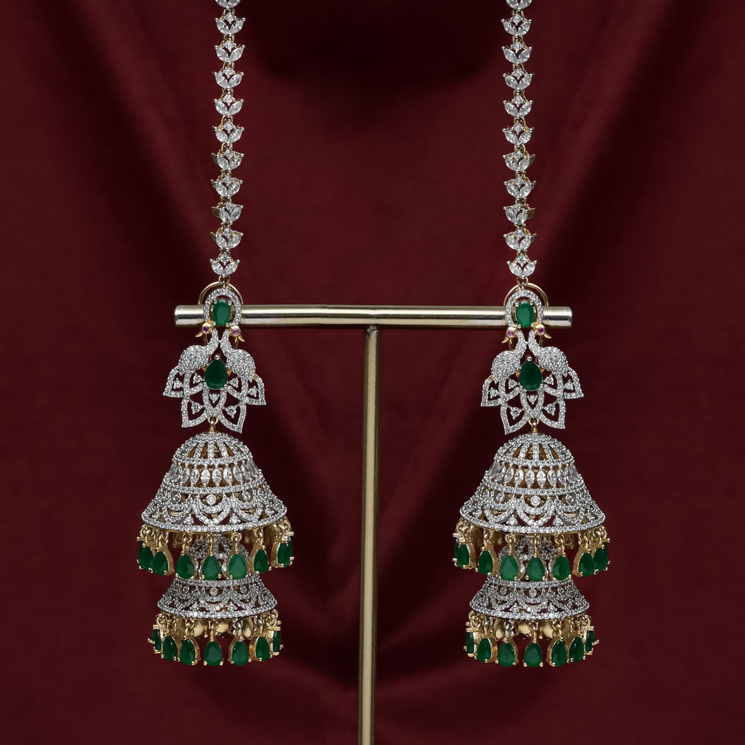CZ Emerald Bridal Choker