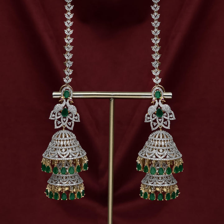 CZ Emerald Bridal Choker
