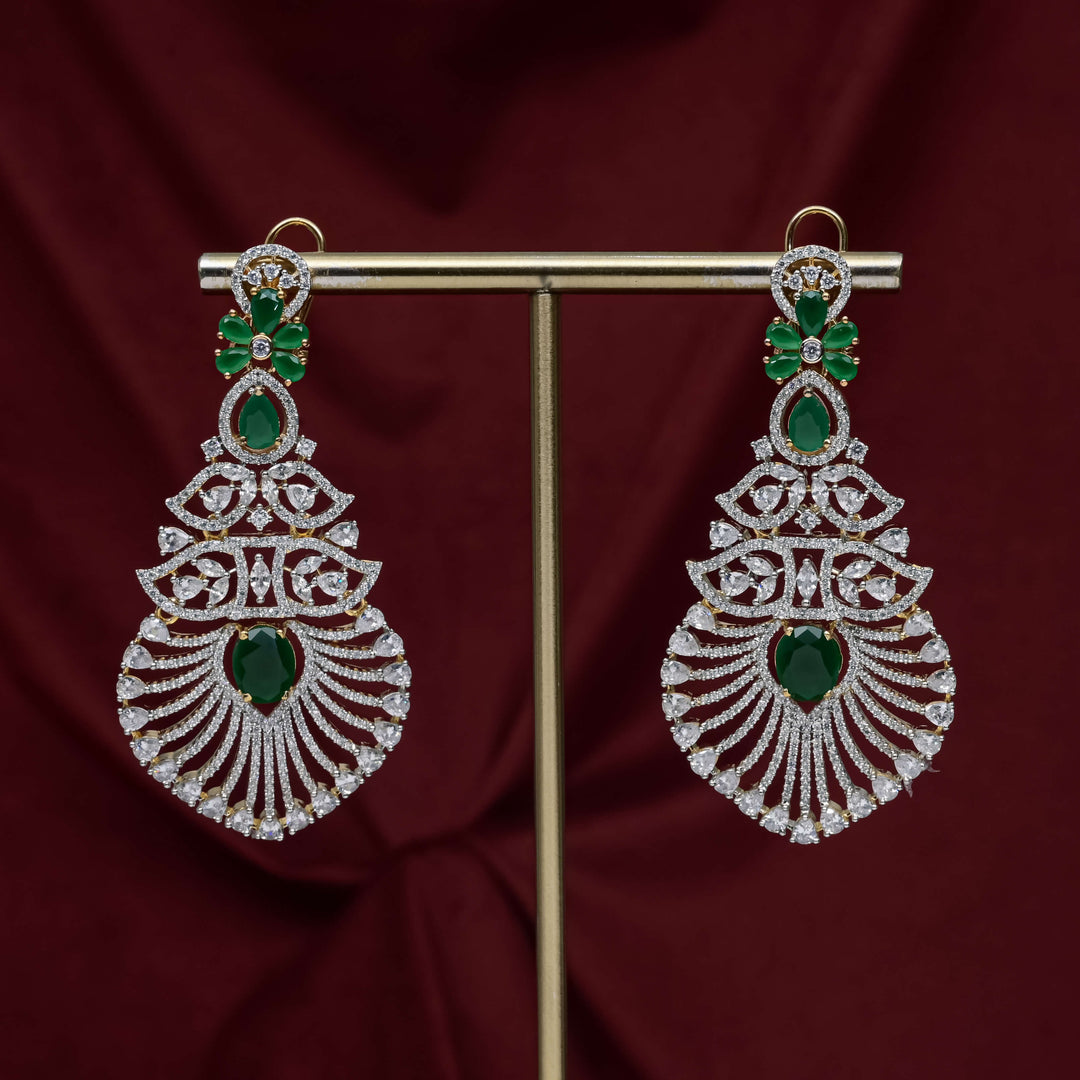 CZ Emerald  Choker