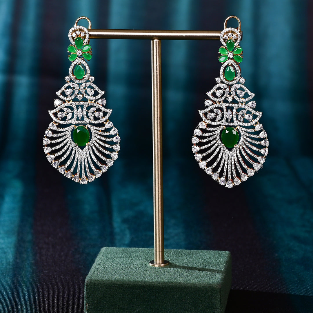 CZ Emerald  Choker