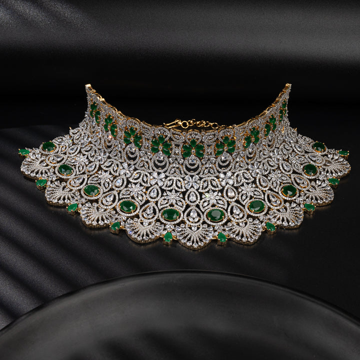 CZ Emerald  Choker