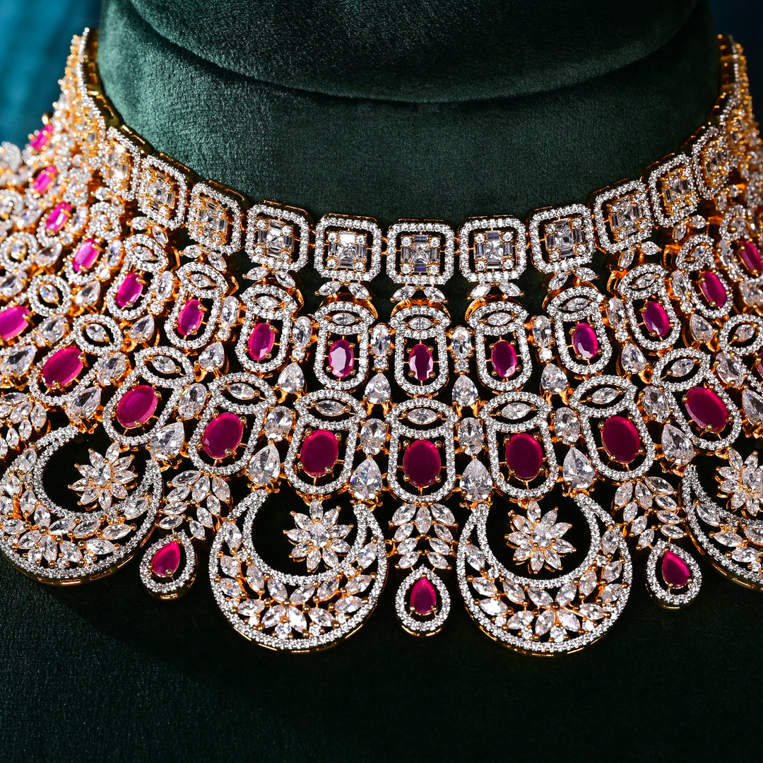 CZ Ruby Choker