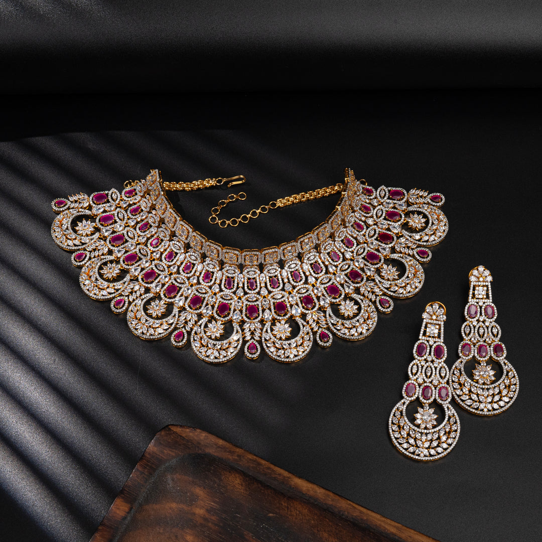 CZ Ruby Choker