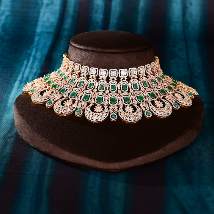 CZ Emerald Choker