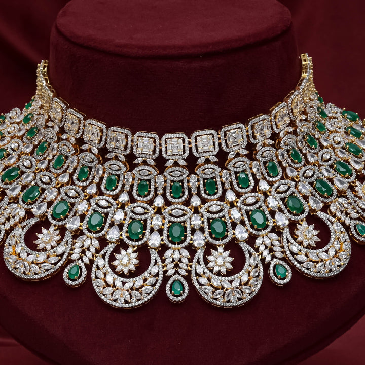 CZ Emerald Choker