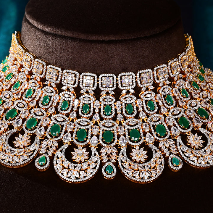 CZ Emerald Choker