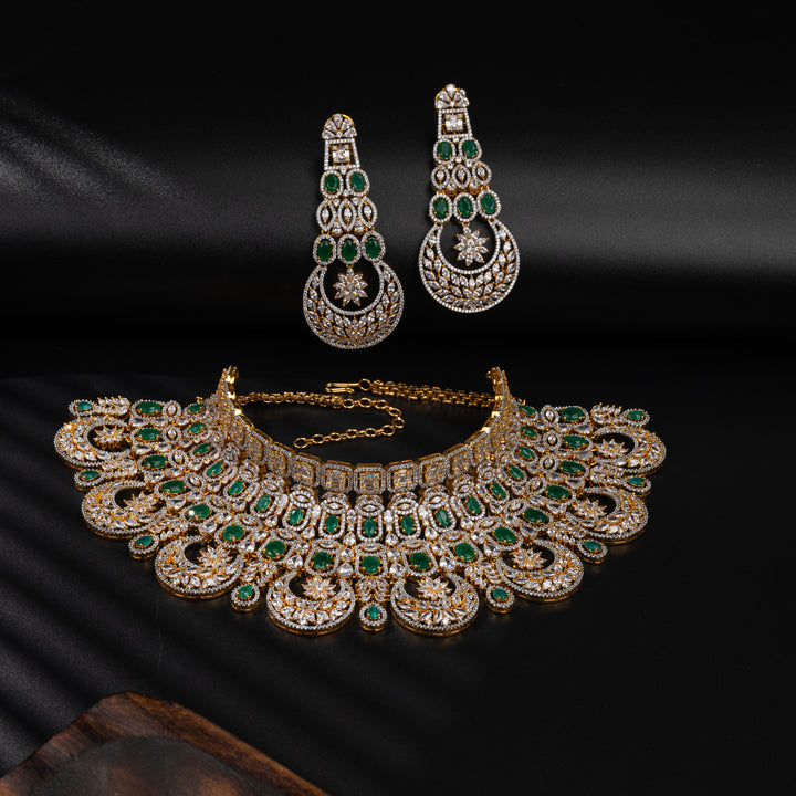 CZ Emerald Choker