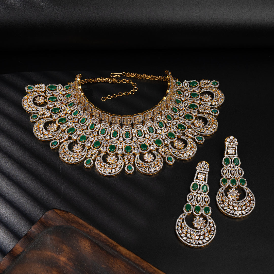 CZ Emerald Choker