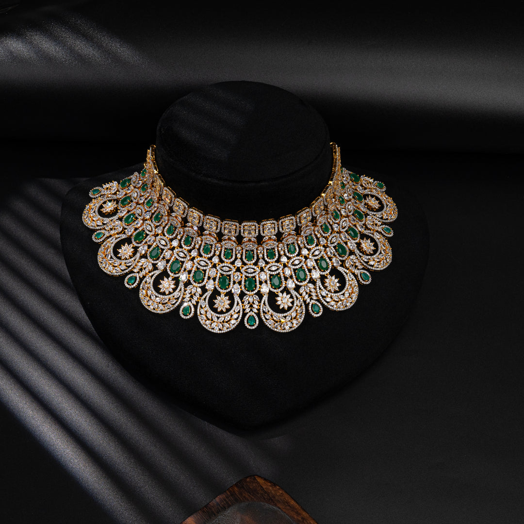 CZ Emerald Choker
