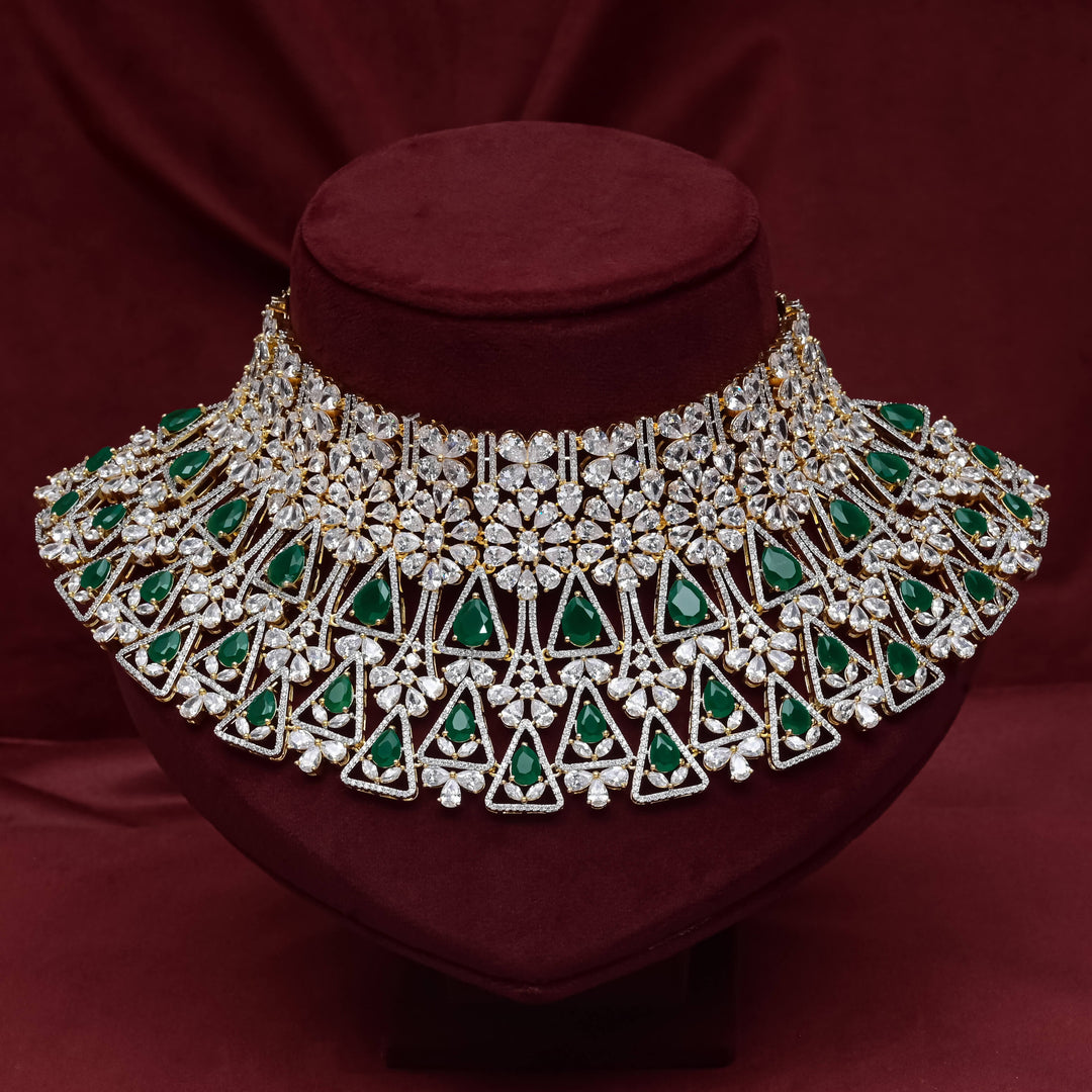 CZ Emerald Choker