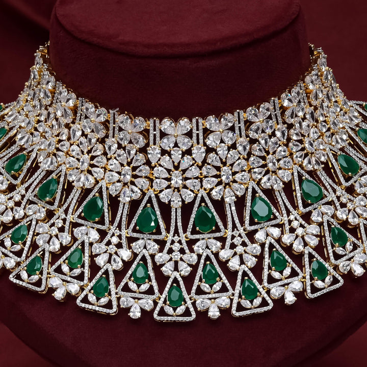 CZ Emerald Choker