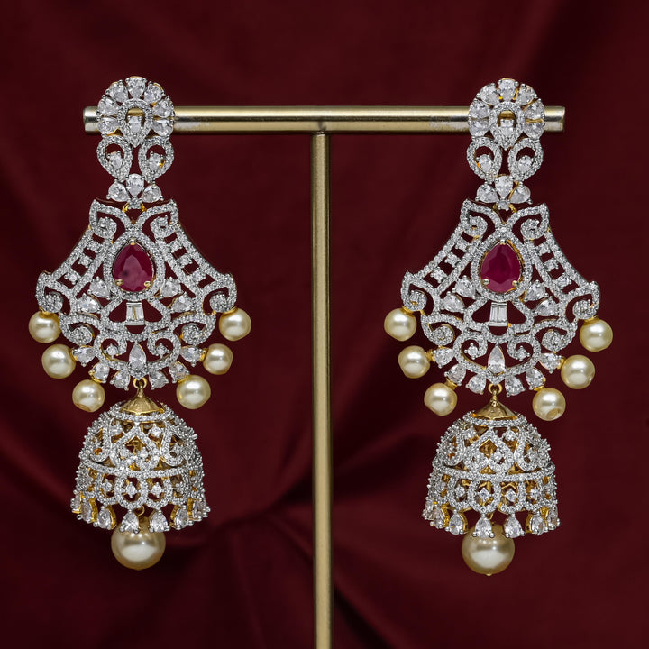 CZ Ruby Choker set