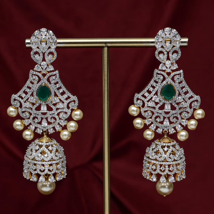 CZ Emerald Choker Set