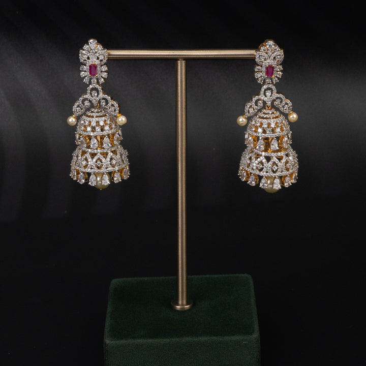 CZ Ruby Choker Set