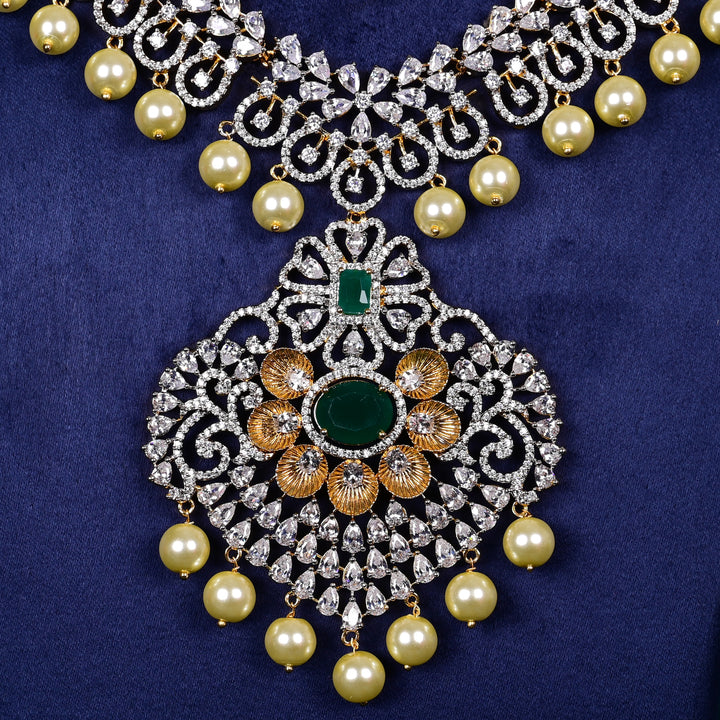 CZ Emerald Choker