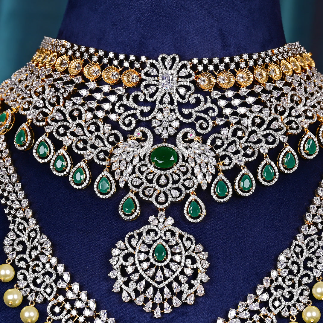 CZ Emerald Choker