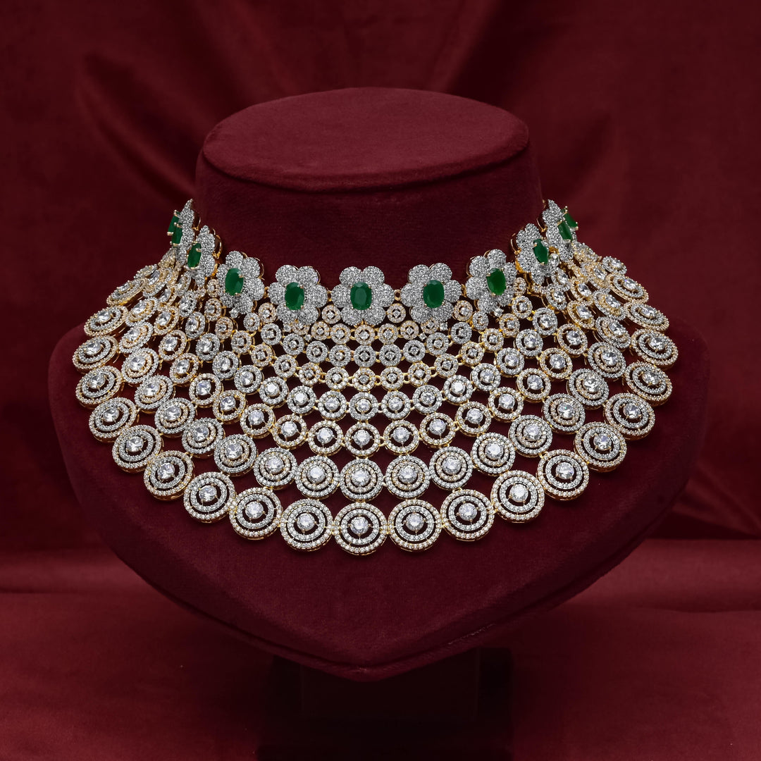 CZ Emerald Choker