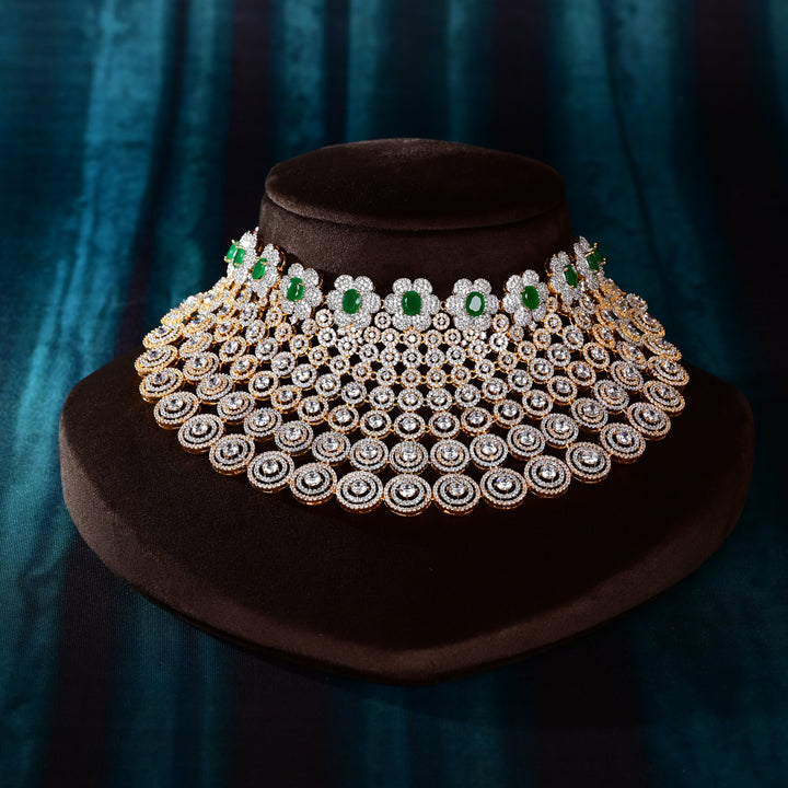 CZ Emerald Choker