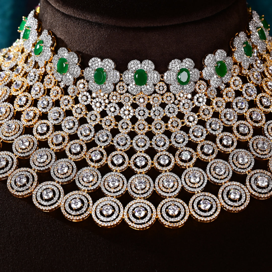 CZ Emerald Choker
