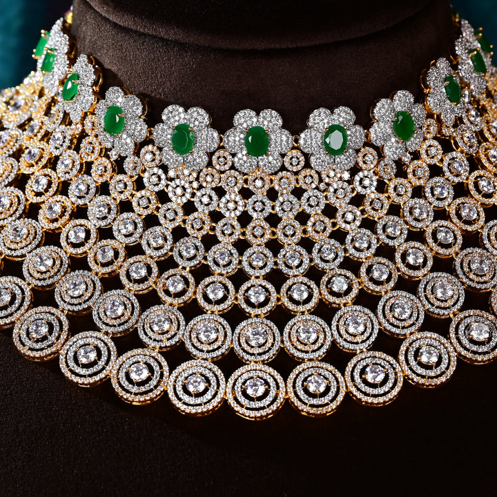 CZ Emerald Choker