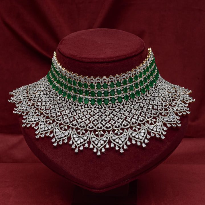 CZ Emerald Choker