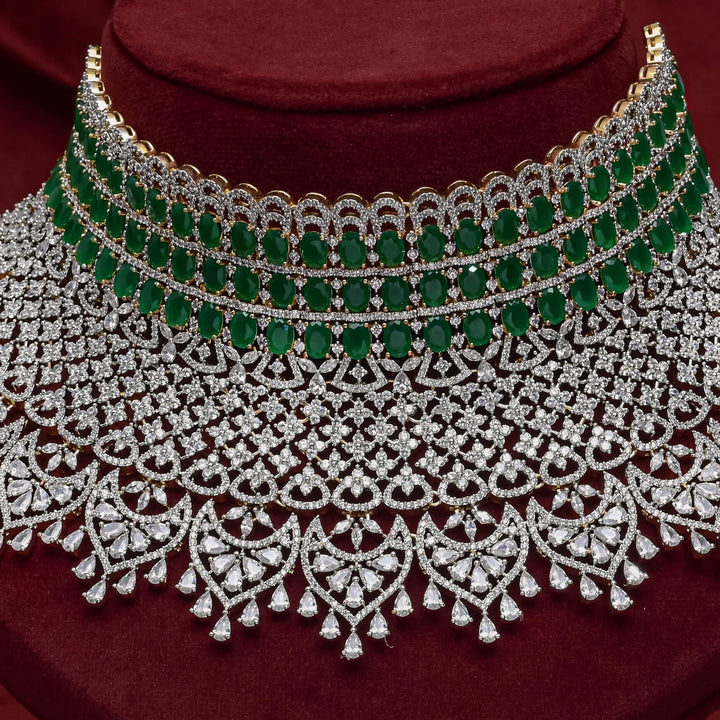 CZ Emerald Choker
