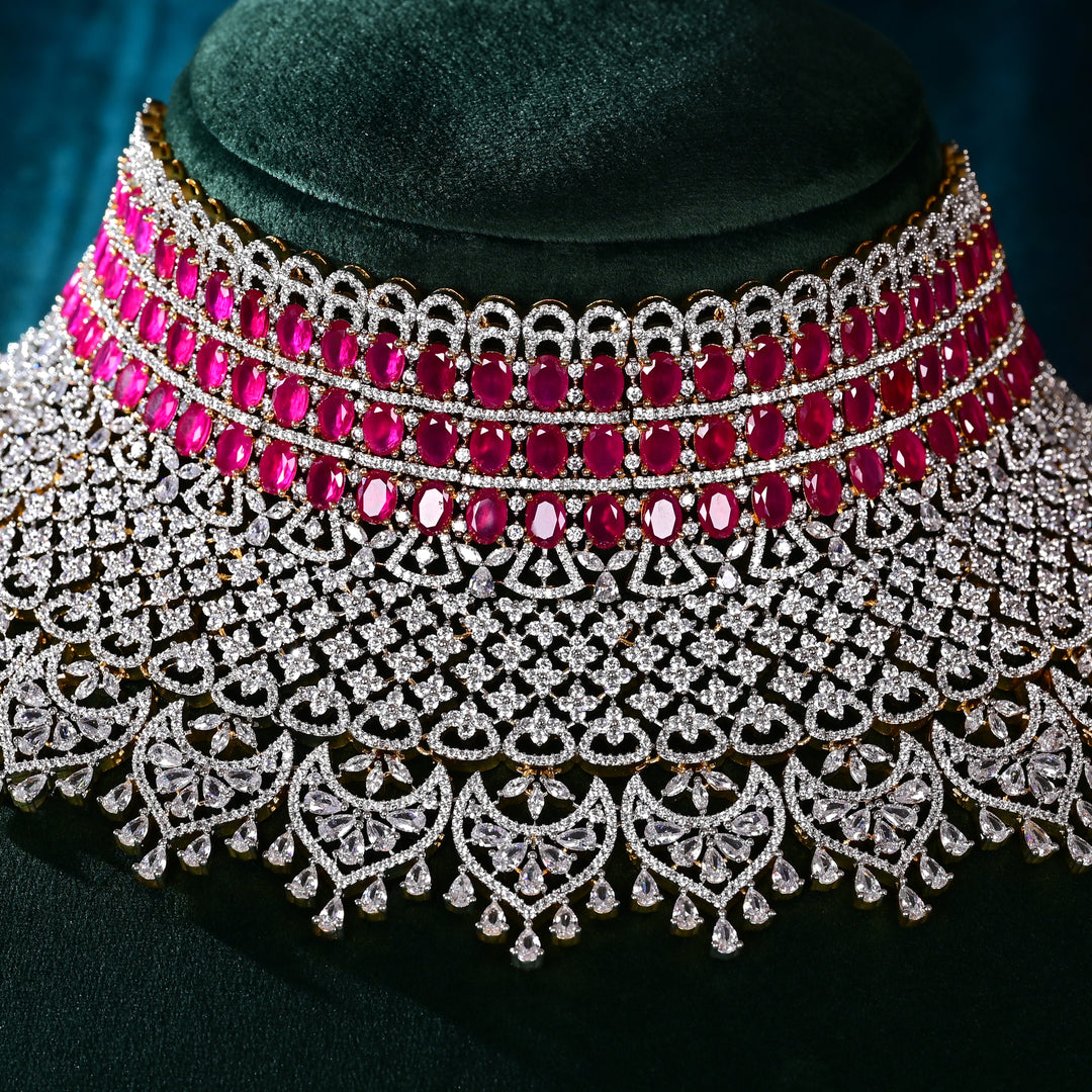 CZ Ruby Choker