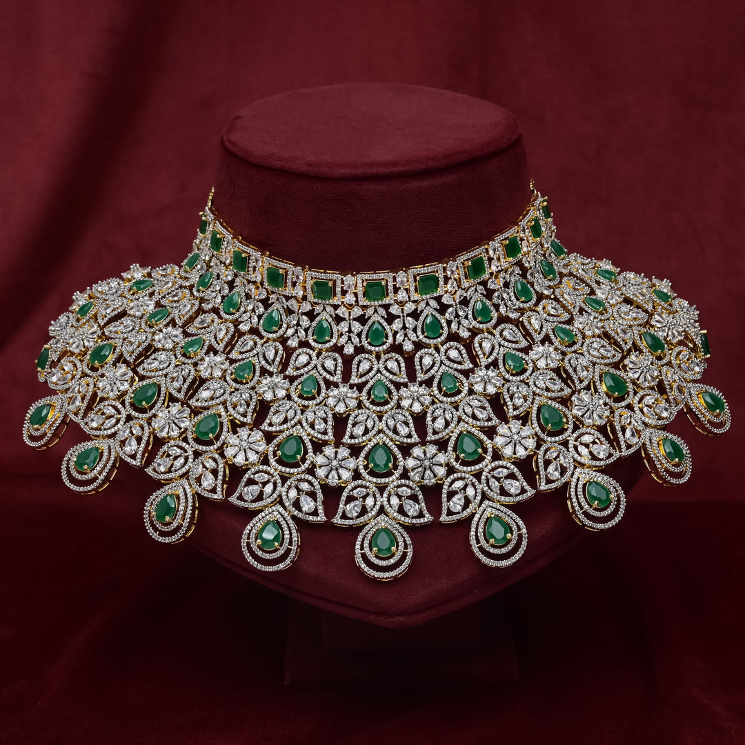 CZ Emerald Choker