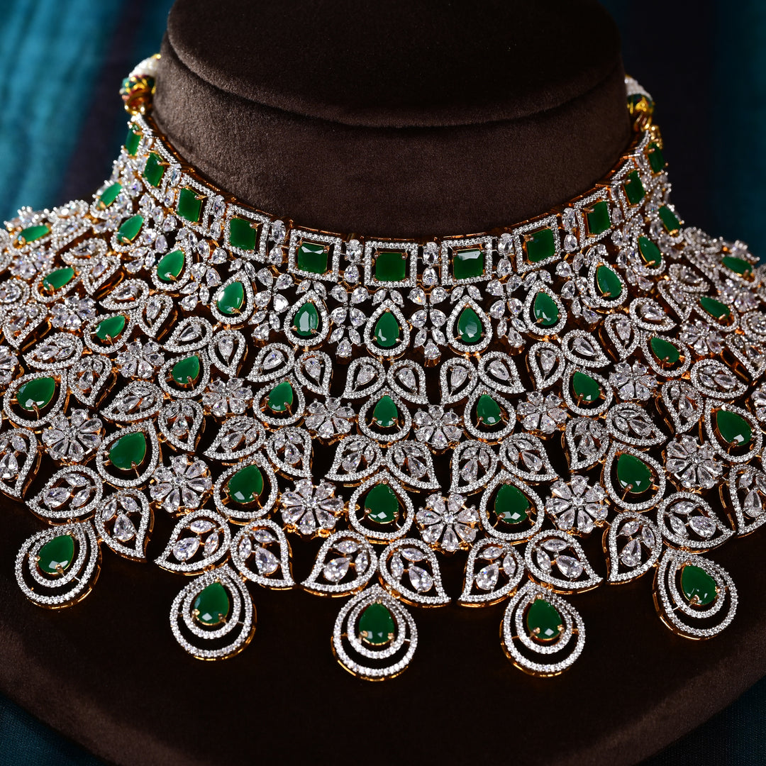CZ Emerald Choker