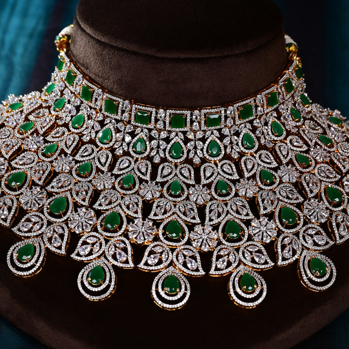 CZ Emerald Choker