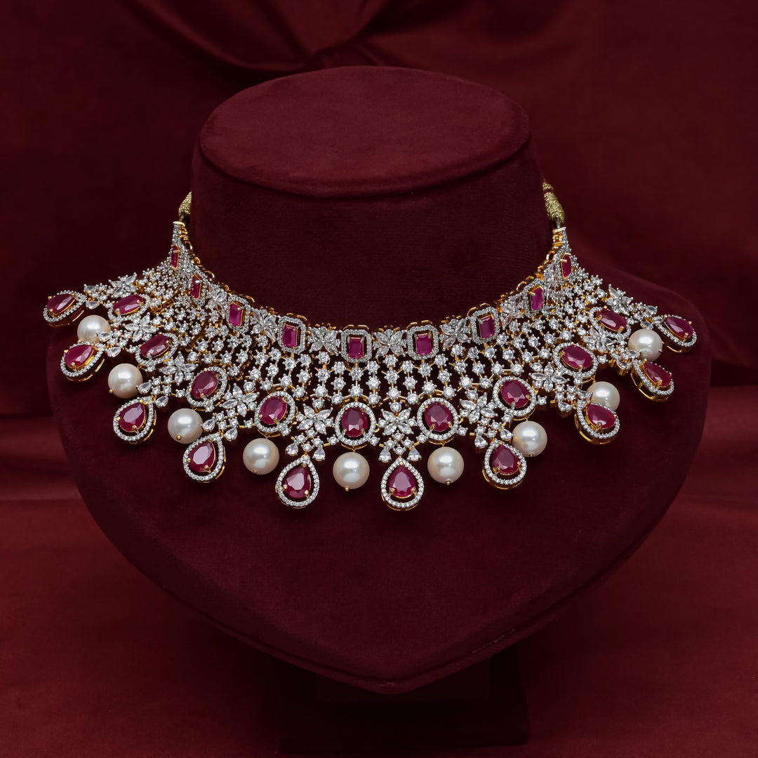 CZ Ruby Choker