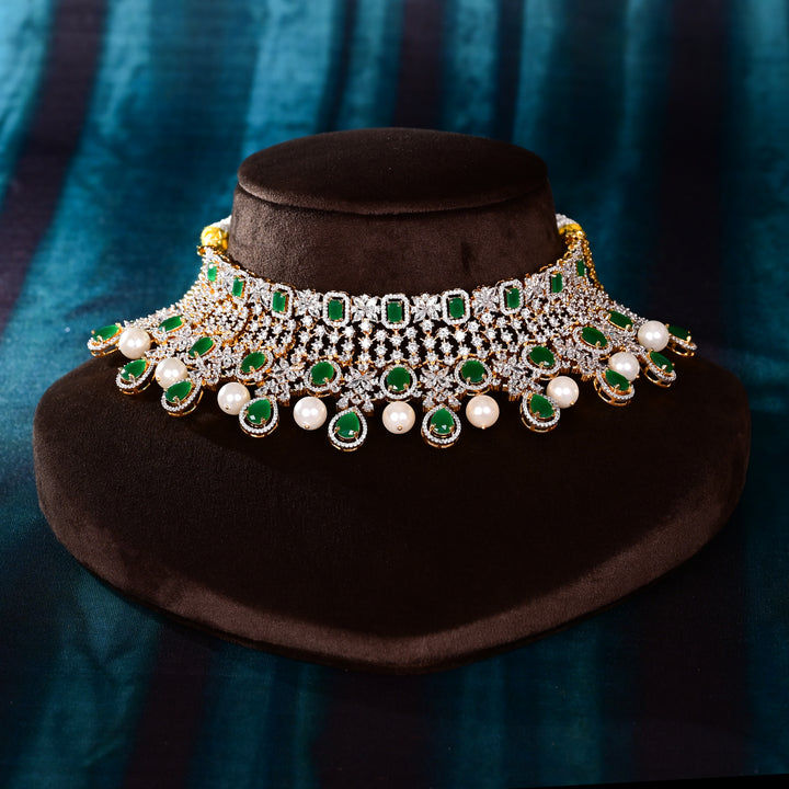 CZ Emerald Choker