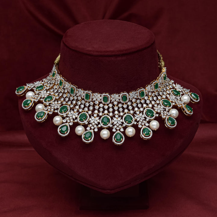 CZ Emerald Choker