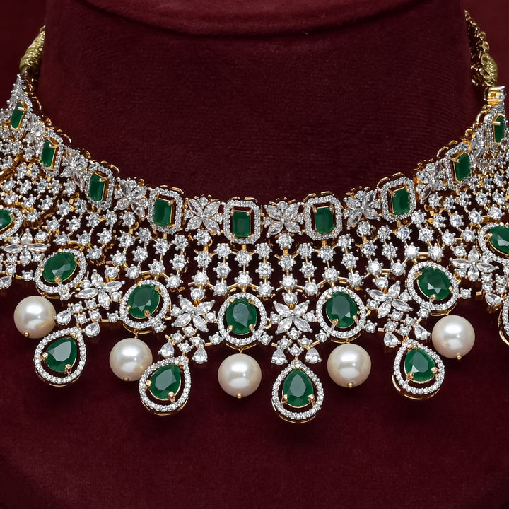 CZ Emerald Choker