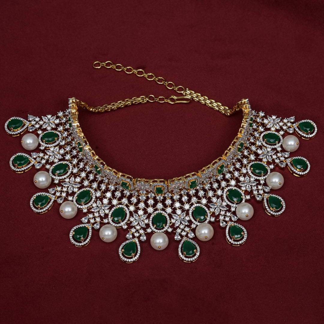 CZ Emerald Choker